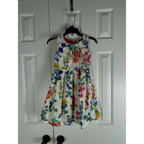Mini Boden Girls Linen Dress Size 6/7 - Picture 1 of 4